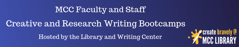 Faculty and Staff Writing Bootcamps Bookmark - Bootcamp bookmark